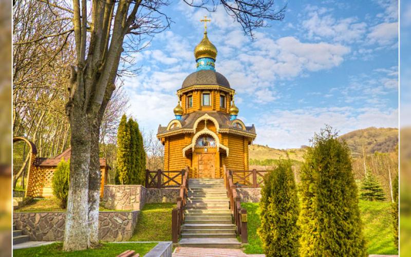 Храм на территории санатория Вилла Арнест в Кисловодске